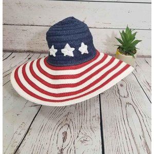 Patriotic Sun Hat Floppy Paper 